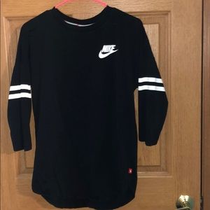 Nike 3/4 sleeve baseball top